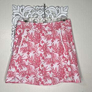 VINEYARD VINES size 2 SKORT Skirt Shorts Athleisure Pickleball Golf PINK WHITE